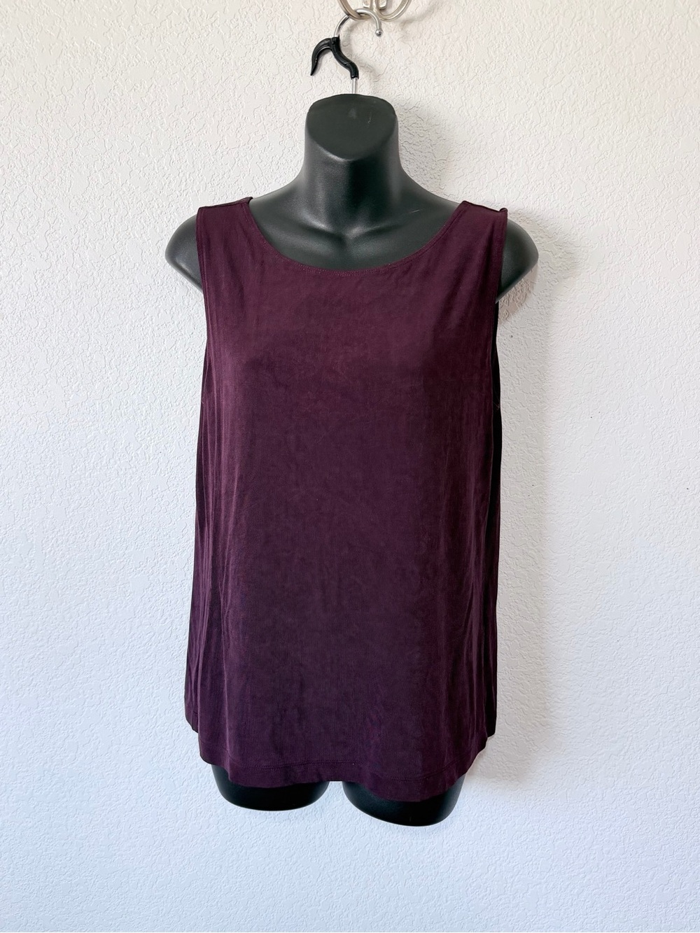 Chico's Sleeveless Tank Top - Deep Plum